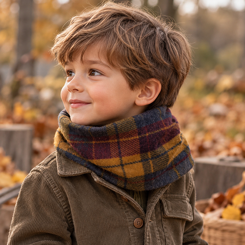 Snood carreaux tartan