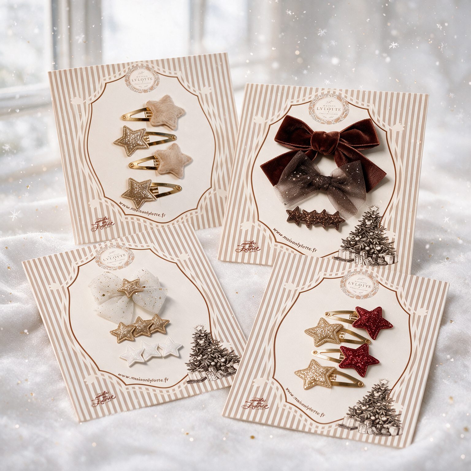 Les jolis sets de barrettes